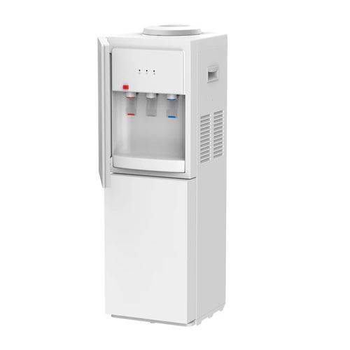 Midea Distributeur D'eau - YL2381S-B - 3 Robinets - Avec Armoire Spacieux De 20Lt - blanc - Securite Enfant